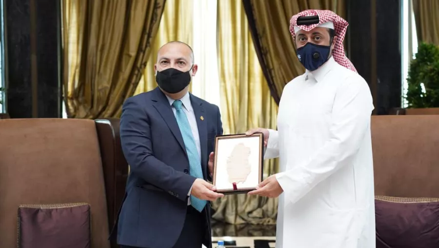 Ambassador of Costa Rica to Qatar visits Qatari Diar Headquarters