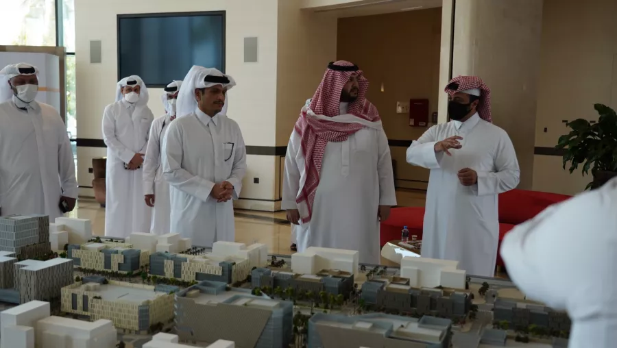 Minister of State and Cabinet Member of the Kingdom of Saudi Arabia visit Qatari Diar