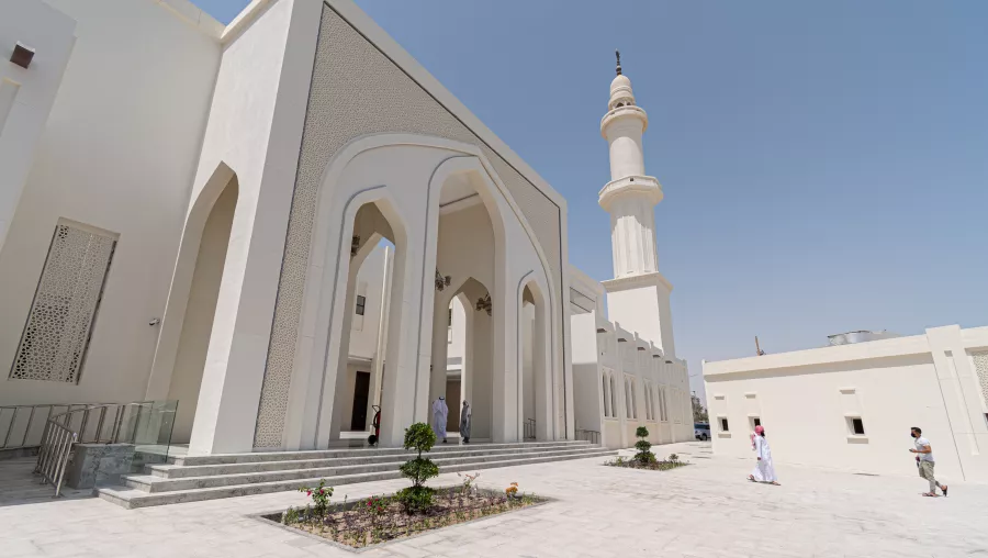 The opening of the first mosque in Lusail City