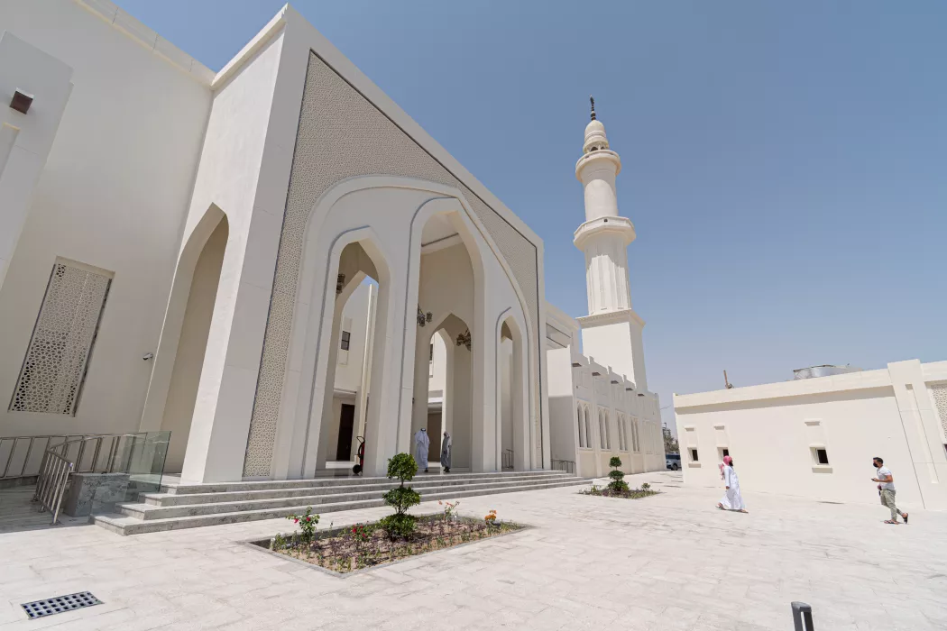 The opening of the first mosque in Lusail City