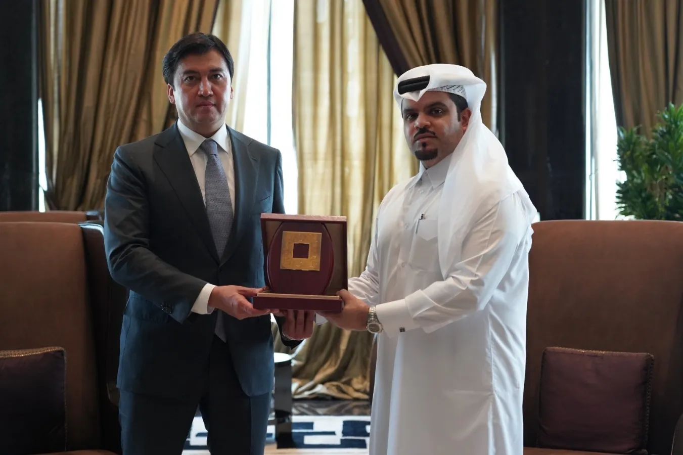 Vice Minister of Culture and Sports of Kazakhstan visits Qatari Diar's Headquarters